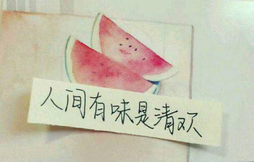唯美的带字的图片，唯美的句子小清新图片