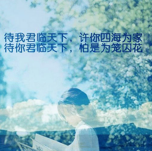 唯美的带字的图片，唯美的句子小清新图片